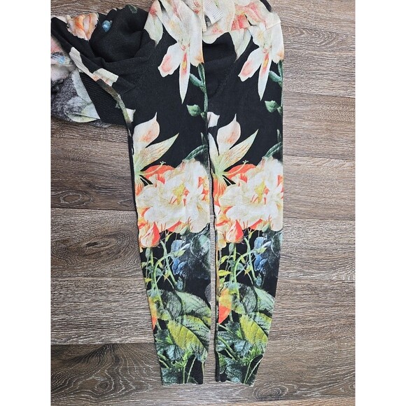 TED BAKER London Women's US 4 Crew Neck Pullover Sweater Floral Cotton - Picture 7 of 9